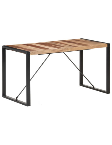 Tavolo da Pranzo 140x70x75 cm Legno Massello Finitura Sheesham