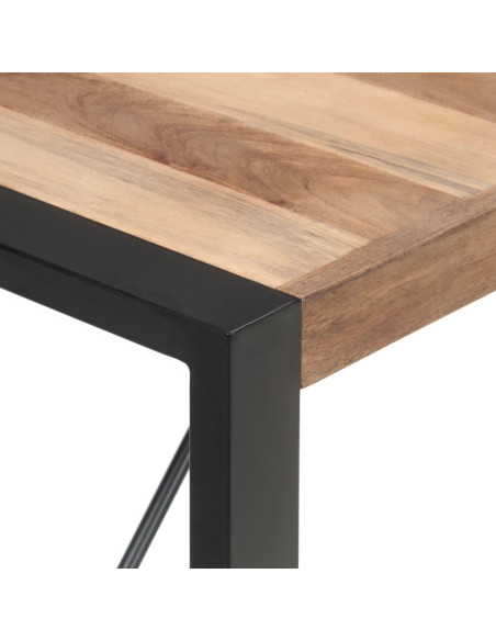 Tavolo da Pranzo 140x70x75 cm Legno Massello Finitura Sheesham
