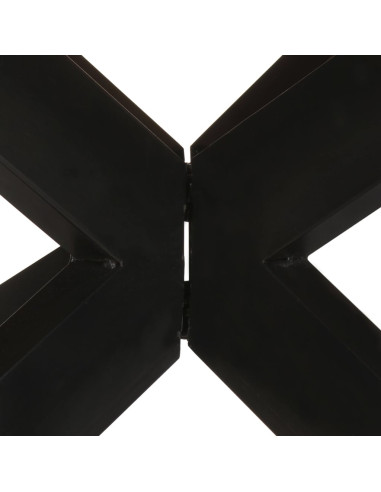 Tavolo Pranzo Rotondo 175x75 cm Legno di Acacia Finitura Miele