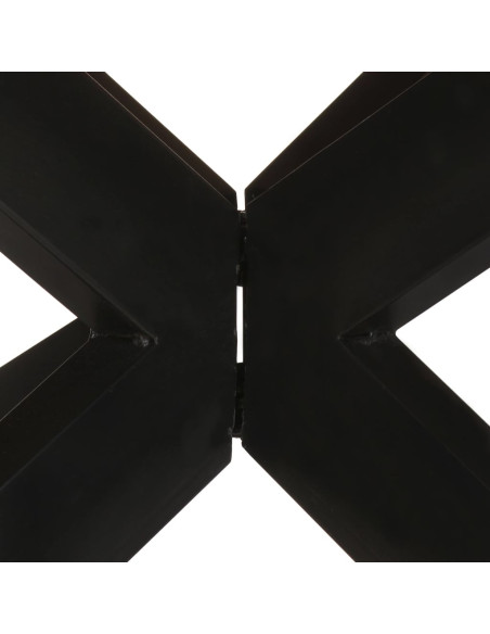 Tavolo Pranzo Rotondo 175x75 cm Legno di Acacia Finitura Miele