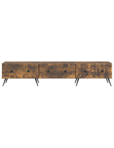 Mobile TV Rovere Fumo 147 x 34,5 x 30 cm Legno ingegnerizzato