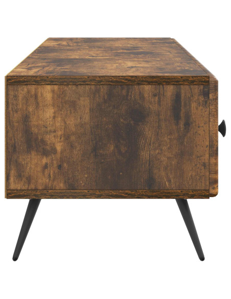 Mobile TV Rovere Fumo 147 x 34,5 x 30 cm Legno ingegnerizzato