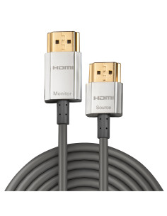 Lindy 41676 cavo HDMI 4,5 m HDMI tipo A (Standard) Nero, Oro, Argento 2