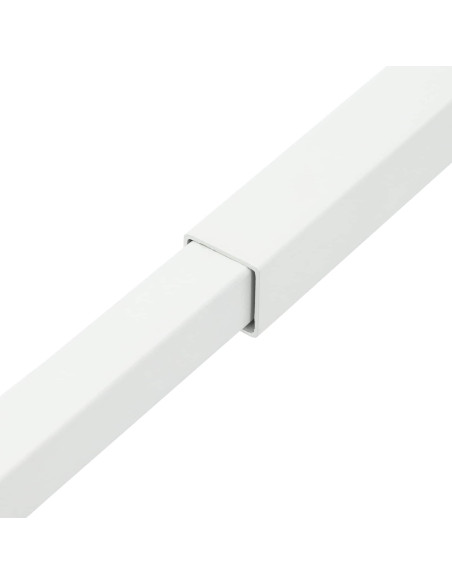 Barra di Sicurezza Regolabile per Finestra 3 pcs Bianco Acciaio