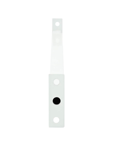 Barra di Sicurezza Regolabile per Finestra 6 pcs Bianco Acciaio