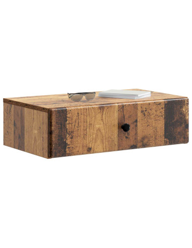 Tavolino da Parete Laterale Legno antico 59 x 34,5 x 17 cm