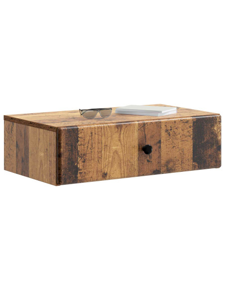 Tavolino da Parete Laterale Legno antico 59 x 34,5 x 17 cm