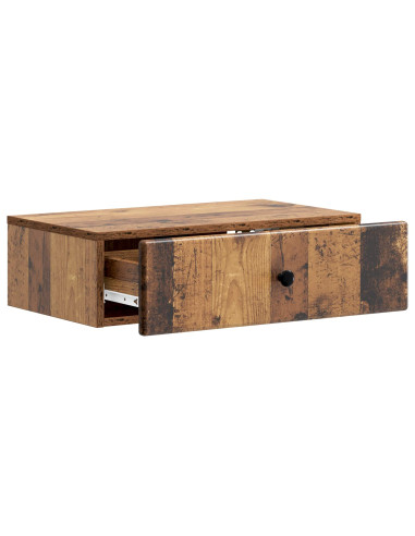 Tavolino da Parete Laterale Legno antico 59 x 34,5 x 17 cm