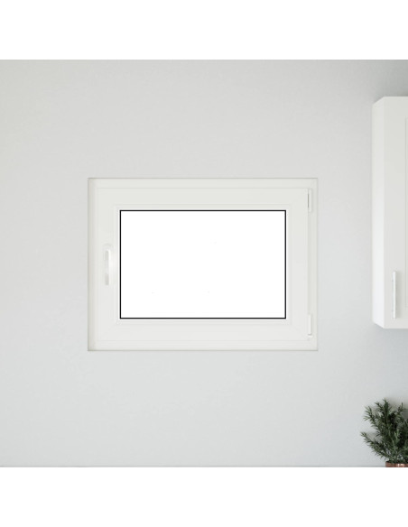 Finestra per Soffitta RISOR Bianco 80 x 50 cm PVC e Vetro