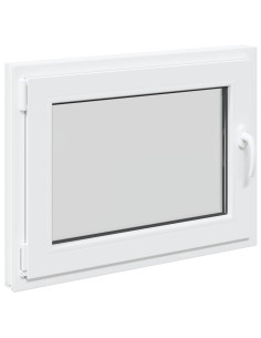 Finestra per Soffitta RISOR Bianco 80 x 50 cm PVC e Vetro 2