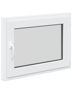 Finestra per Soffitta RISOR Bianco 80 x 60 cm PVC e Vetro 2