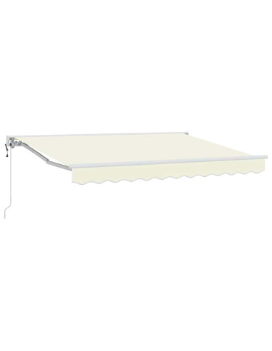 Tenda Retrattile Crema 250 x 200 cm Poliestere e Metallo