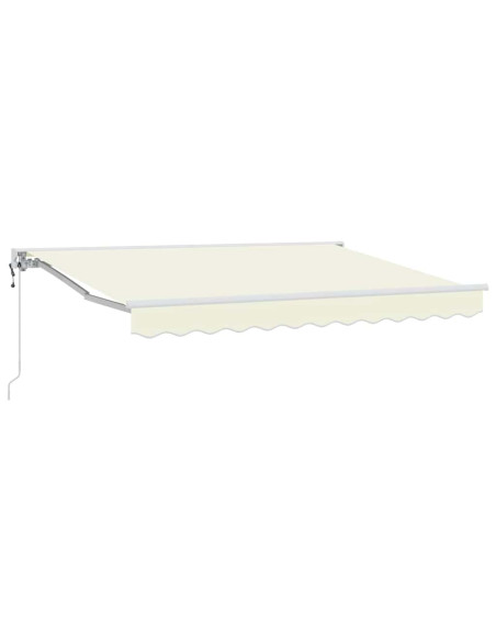 Tenda Retrattile Crema 250 x 200 cm Poliestere e Metallo