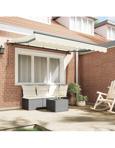 Tenda Retrattile Crema 250 x 200 cm Tessuto