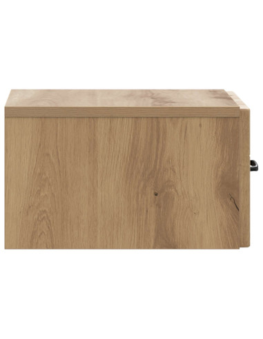 Mobiletto da notte a muro Rovere Artigianale 34,5 x 33 x 20 cm
