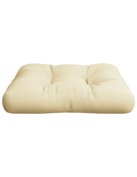 Cuscino per Pallet Crema 60x61,5x10 cm in Tessuto