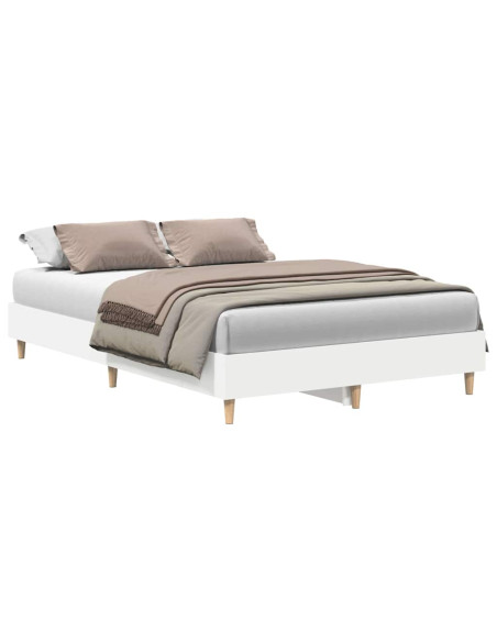 Struttura del letto Bianco 137 x 190 cm Legno multistrato