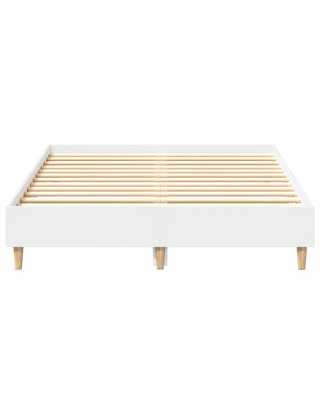 Struttura del letto Bianco 137 x 190 cm Legno multistrato