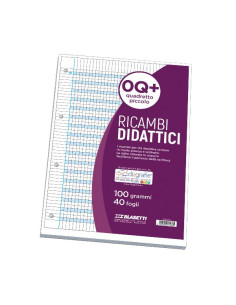 RICAMBI DIDATTICI A4 0Q+ 40FF 100GR 2