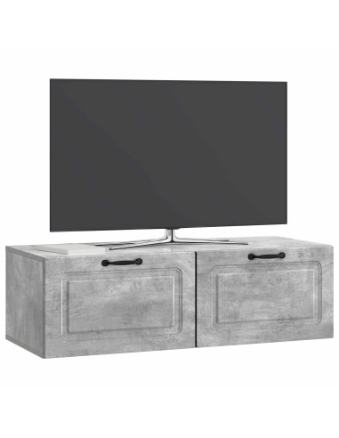Mobile Porta TV da Muro Grigio Cemento 98 x 41 x 30 cm
