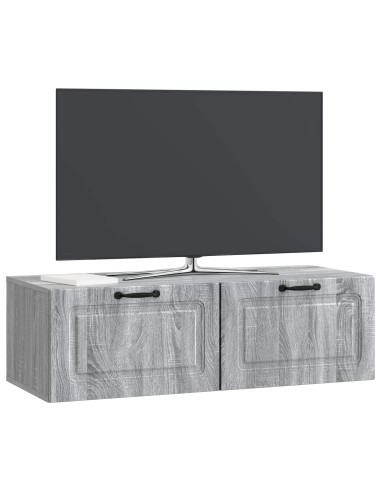 Mobile Porta TV da Muro Grigio Sonoma 98 x 41 x 30 cm