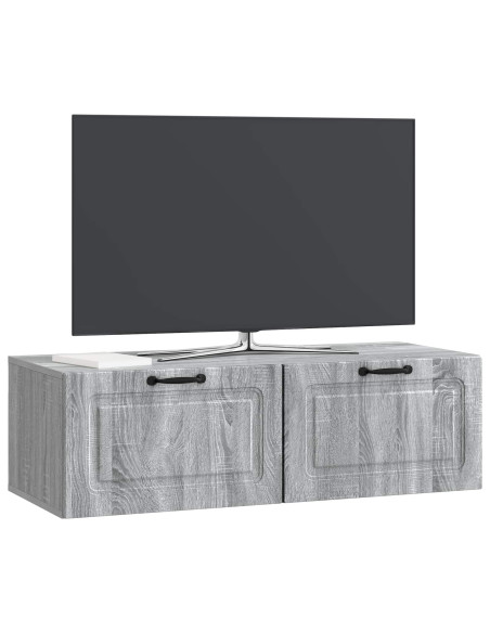 Mobile Porta TV da Muro Grigio Sonoma 98 x 41 x 30 cm