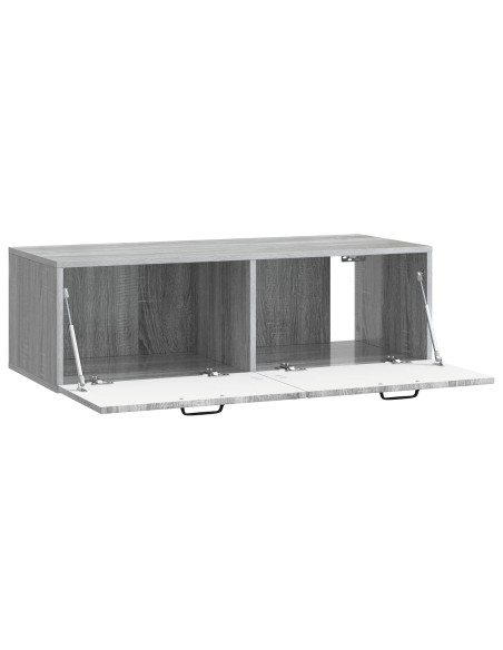 Mobile Porta TV da Muro Grigio Sonoma 98 x 41 x 30 cm