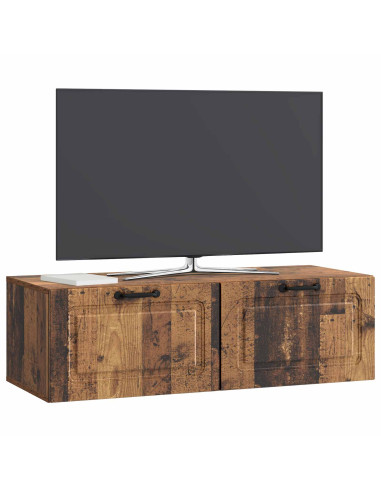 Mobile Porta TV da Muro Legno antico 98 x 41 x 30 cm