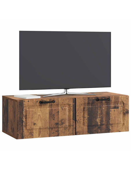 Mobile Porta TV da Muro Legno antico 98 x 41 x 30 cm
