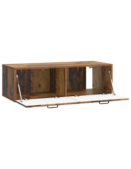 Mobile Porta TV da Muro Legno antico 98 x 41 x 30 cm