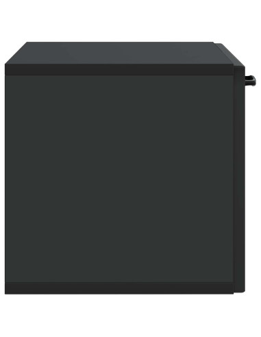 Mobile Porta TV da Muro Nero 59,5 x 31 x 30 cm