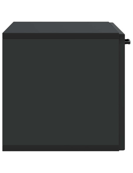 Mobile Porta TV da Muro Nero 59,5 x 31 x 30 cm
