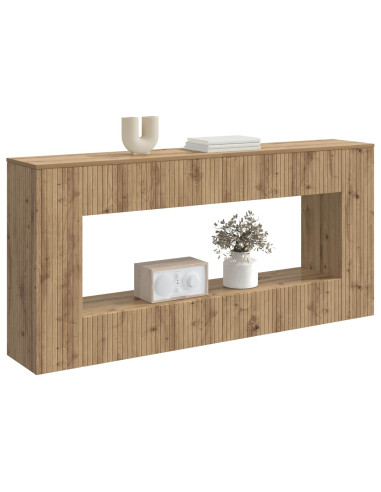 Tavolo consolle Rigato Rovere Artigianale 155 x 29 x 74 cm