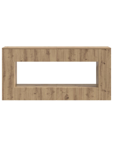 Tavolo consolle Rigato Rovere Artigianale 155 x 29 x 74 cm