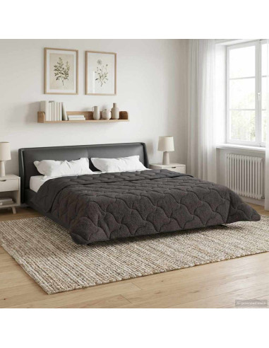Duvet Invernale Trapuntato Antracite 240 x 260 cm