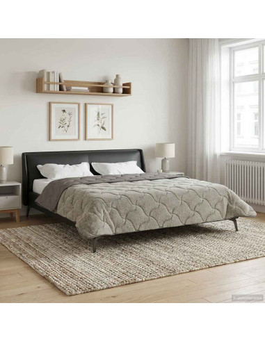 Duvet Invernale Trapuntato Grigio chiaro 220 x 260 cm