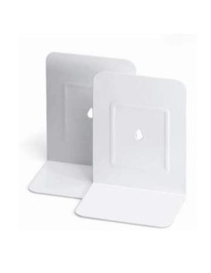 COPPIA 2 REGGILIBRI IN METALLO BIAN 2