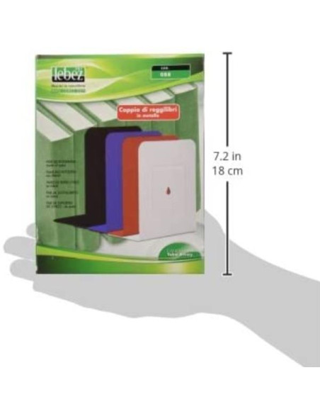 COPPIA 2 REGGILIBRI IN METALLO BIAN