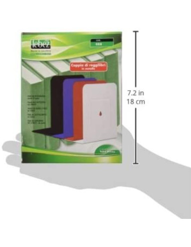 COPPIA 2 REGGILIBRI IN METALLO ROSS