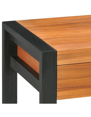 Scrivania con 2 Cassetti 100x40x75 cm in Legno di Teak