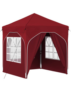 Tenda per feste a pop-up 192 x 192 x 245 cm Borgogna 2