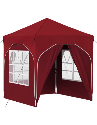 Tenda per feste a pop-up 192 x 192 x 245 cm Borgogna