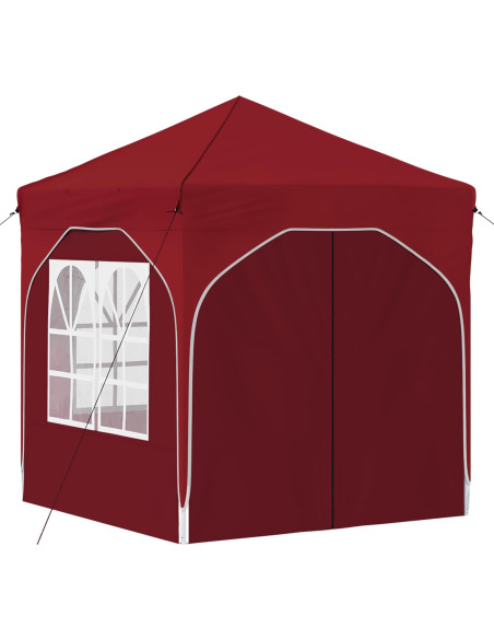 Tenda per feste a pop-up 192 x 192 x 245 cm Borgogna