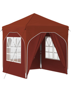 Tenda per feste a pop-up 192 x 192 x 245 cm Terracotta 2