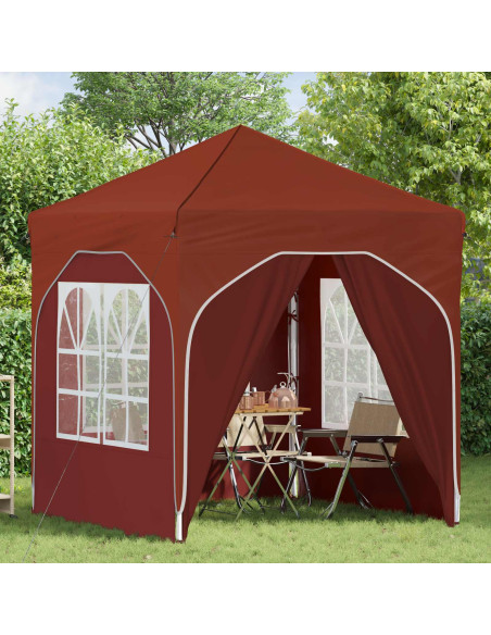 Tenda per feste a pop-up 192 x 192 x 245 cm Terracotta