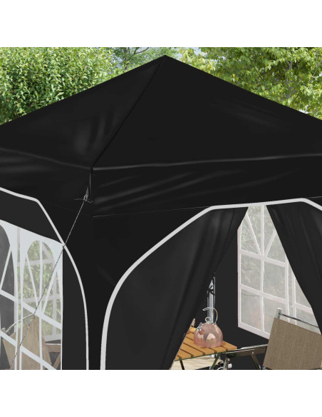 Tenda per feste a pop-up 192 x 192 x 245 cm Nero