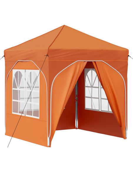 Tenda per feste a pop-up 192 x 192 x 245 cm Arancione