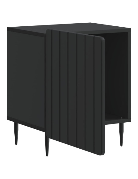 Armadio da Notte 2 pcs Nero 43 x 34,5 x 52 cm