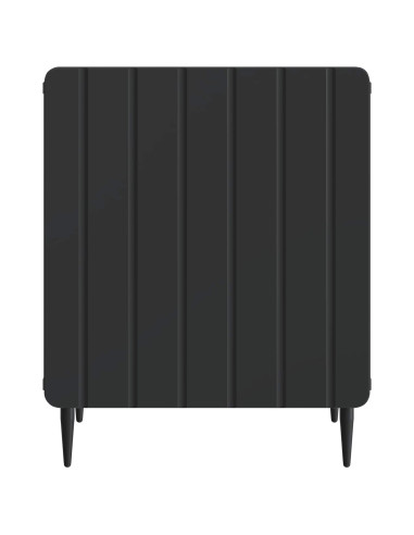 Armadio da Notte 2 pcs Nero 43 x 34,5 x 52 cm