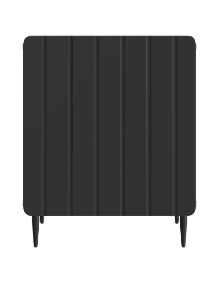 Armadio da Notte 2 pcs Nero 43 x 34,5 x 52 cm